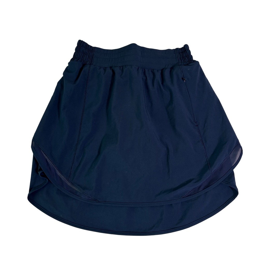 Lululemon Hotty Hot High-Rise Skirt Long True Navy Blue Size 4 W8ADGT
